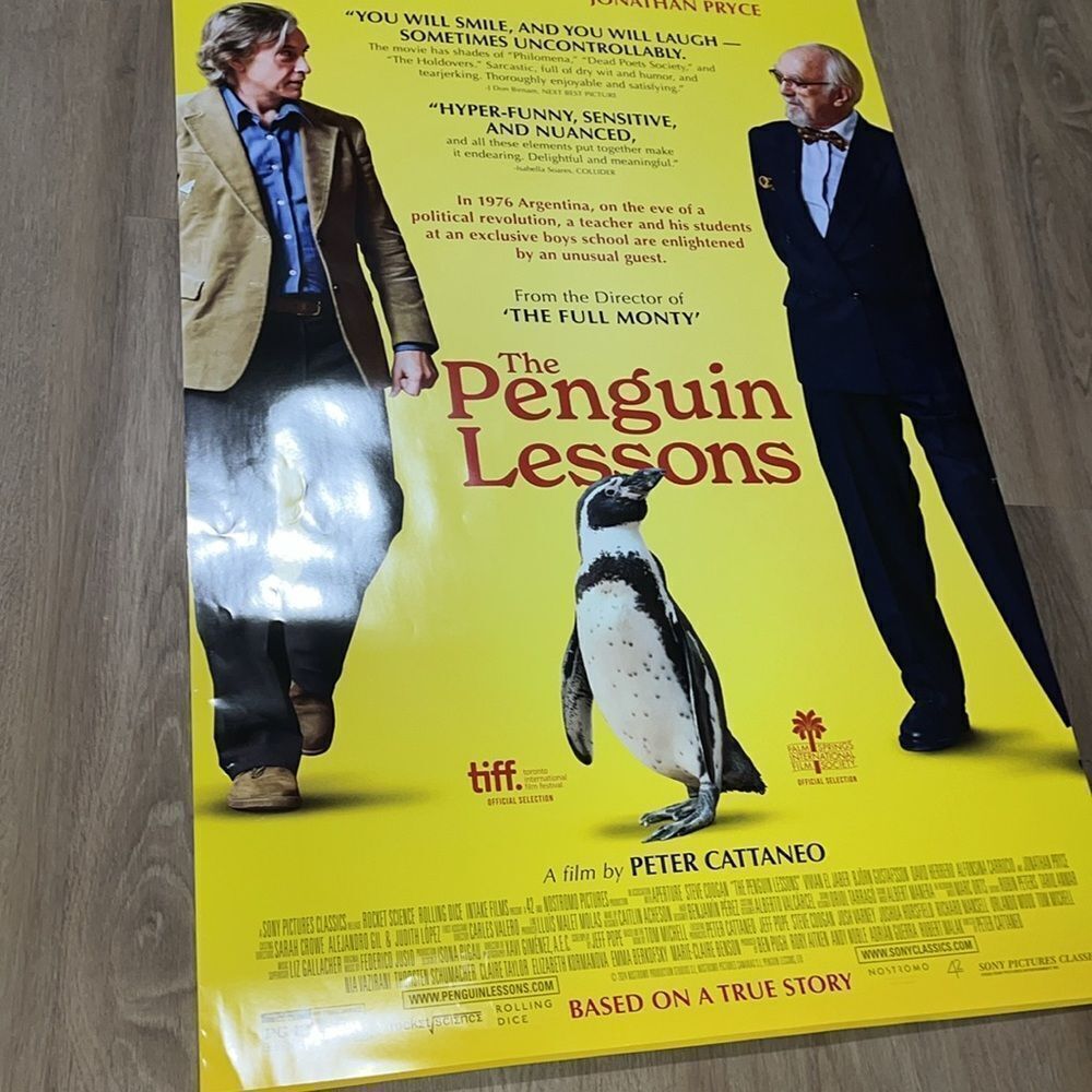 The Penguin Lessons Comedy Theatre Movie poster Jonathan Pryce Steve Coogan